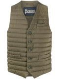 Herno quilted V-neck gilet