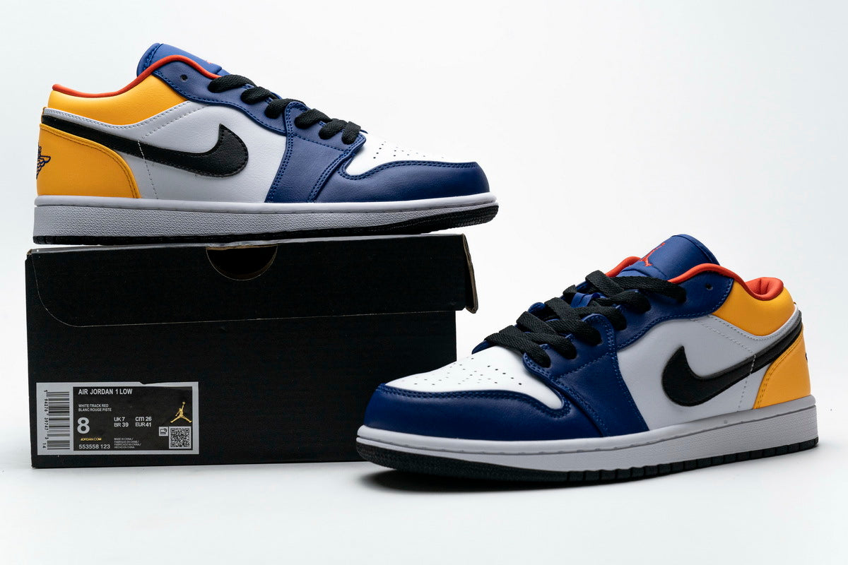 Air Jordan 1 Low Royal Yellow Reps Sneaker 553558-123