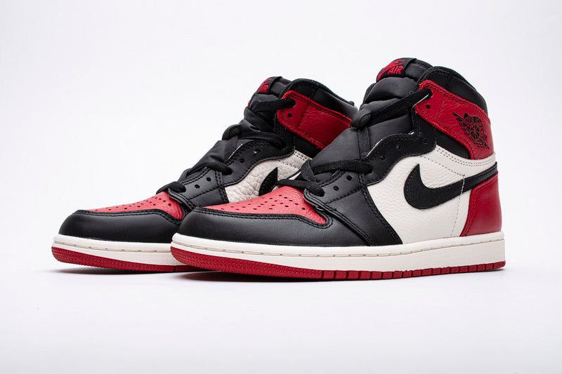 Air Jordan 1 Retro High Bred Toe Reps Sneaker 555088-610