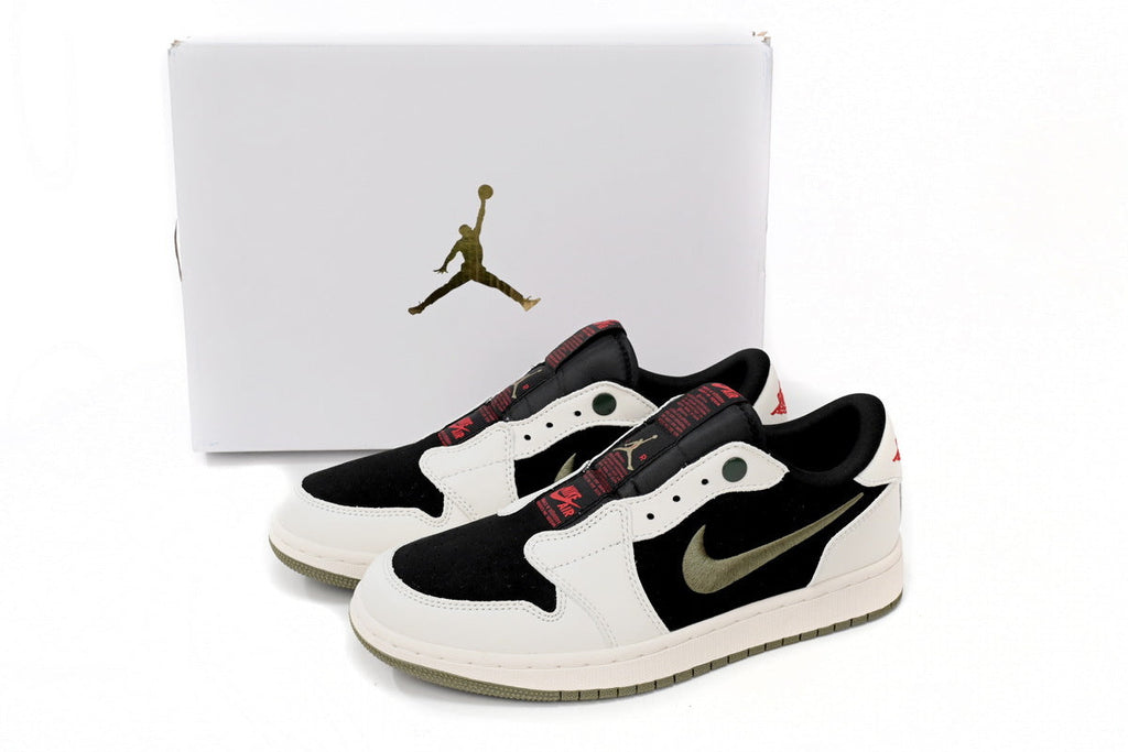 Air Jordan 1 Low Army Green Reps Sneaker AV3918-388