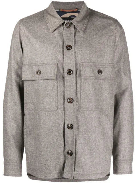 Jacob Cohën long-sleeve wool shirt jacket