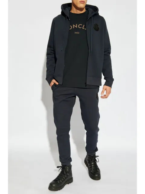 Moncler logo-patch hoodie