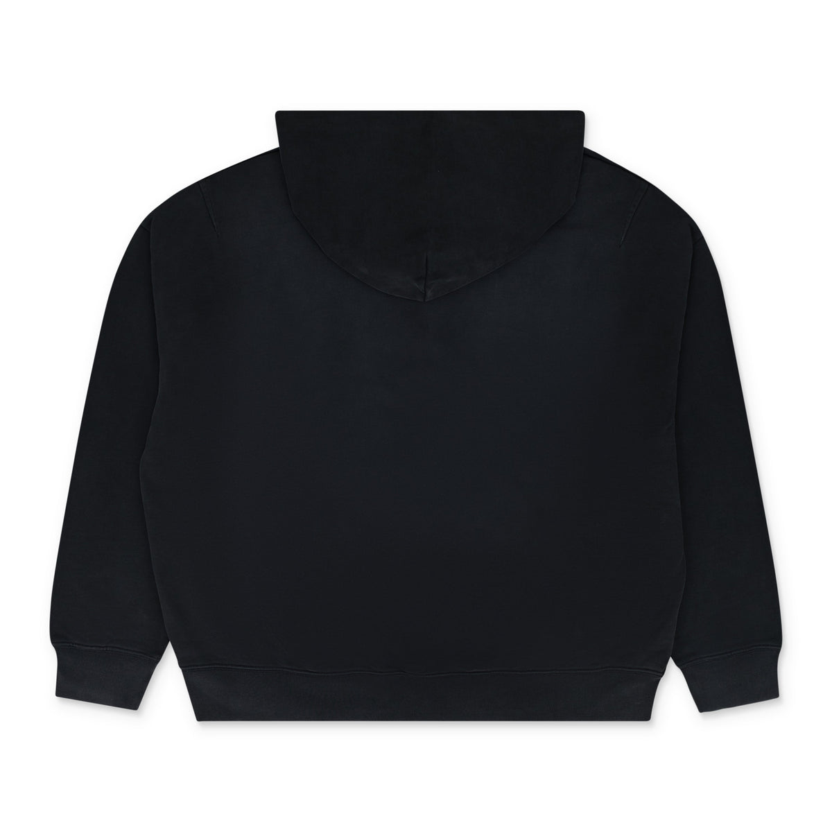 Black French Terry Arc Logo Hoodie