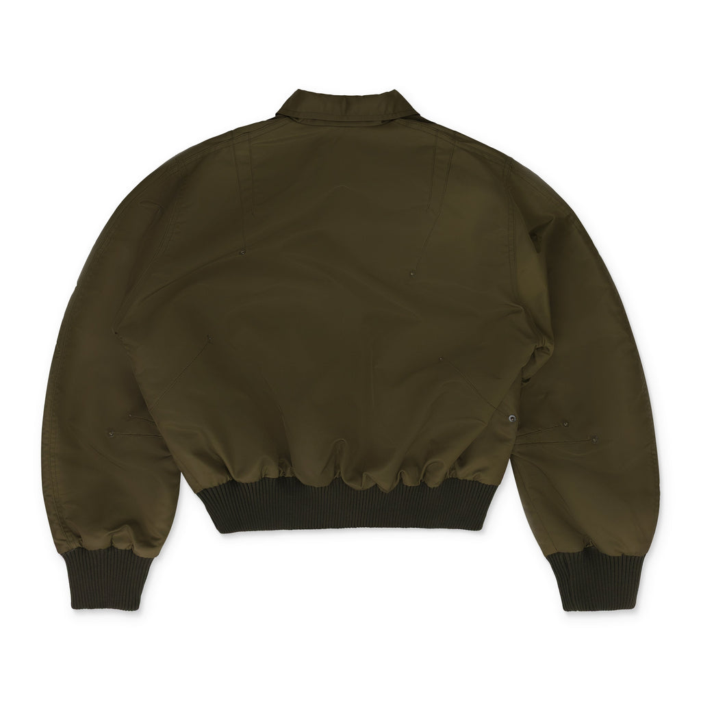 Green Elliott Aviator Bomber Jacket