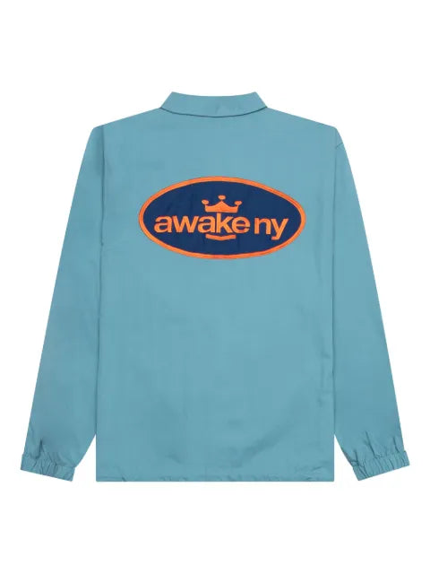 Awake NY logo-patch twill jacket