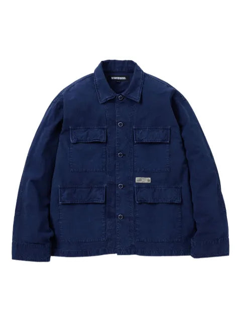 Neighborhood multi-pocket cotton shirt jacket