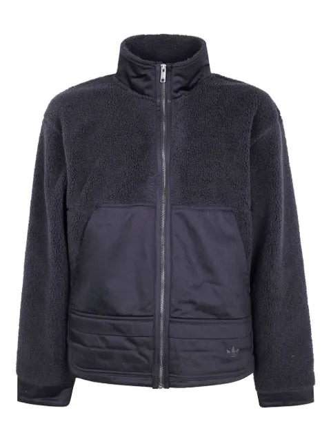 adidas fleece zip-up sweatshirt