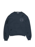 Acne Studios distressed fleece sweatshirt