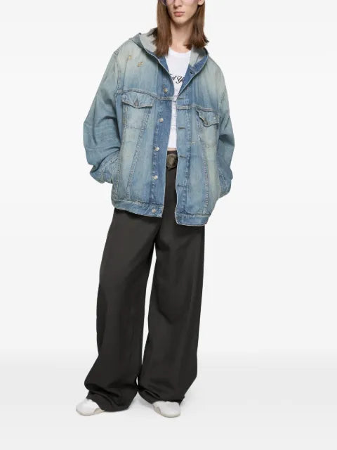 Acne Studios hooded denim jacket