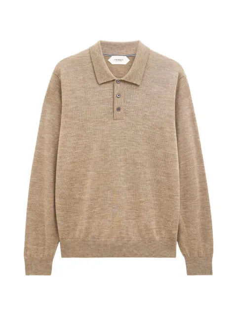 Pringle of Scotland button polo-collar sweater