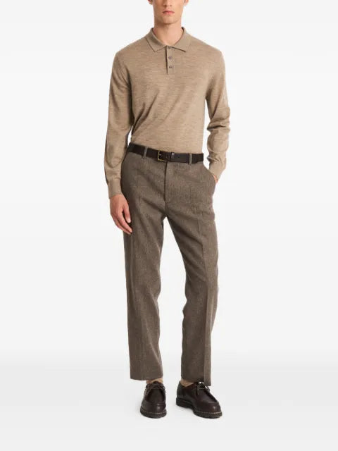 Pringle of Scotland button polo-collar sweater