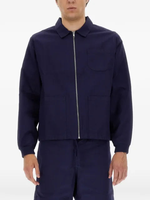 UMBRO logo patch shirt jacket