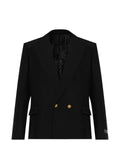 Balmain lion-button double-breasted jacket