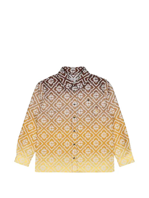 Casablanca gradient monogram shacket