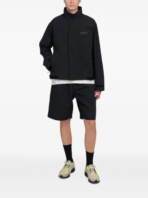 Stüssy MX logo-print high-neck jacket