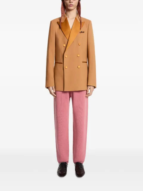 DRIES VAN NOTEN wool tuxedo blazer