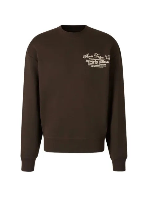 AMIRI logo-print crew-neck sweatshirt