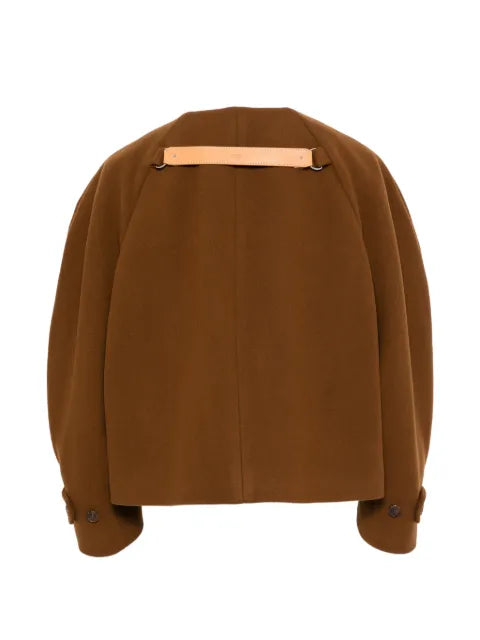 Hed Mayner button-fastening raglan-sleeve jacket