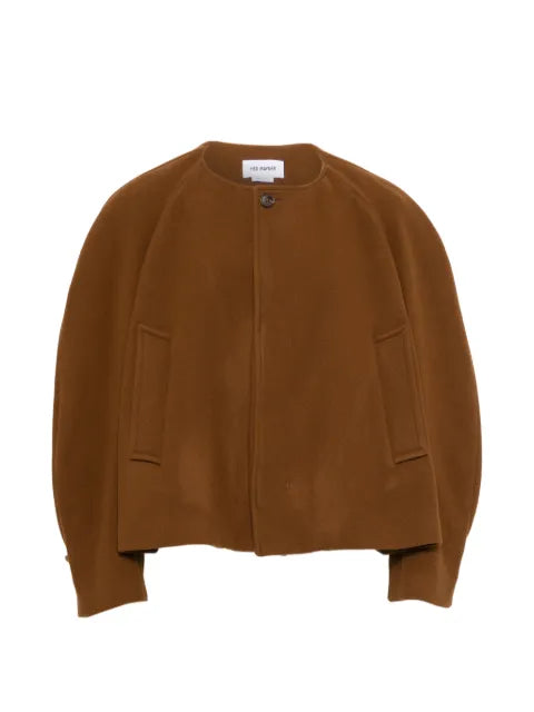 Hed Mayner button-fastening raglan-sleeve jacket