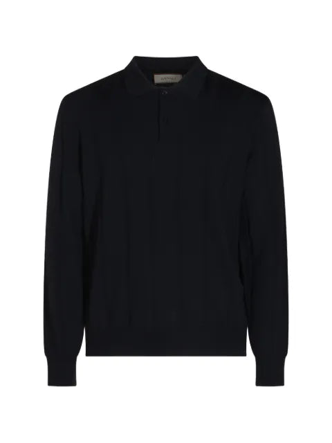 Canali ribbed-knit long-sleeve sweater