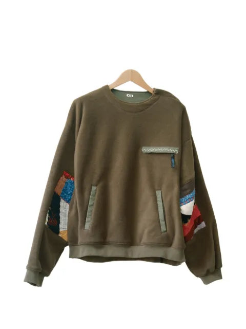 KHOKI patchwork fleece sweatshirt