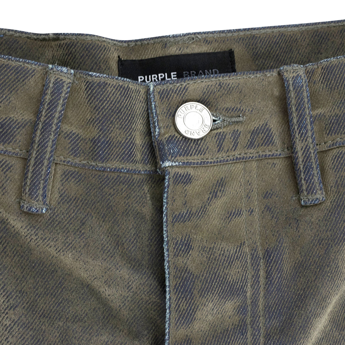 Green Flocked Carpenter Jeans