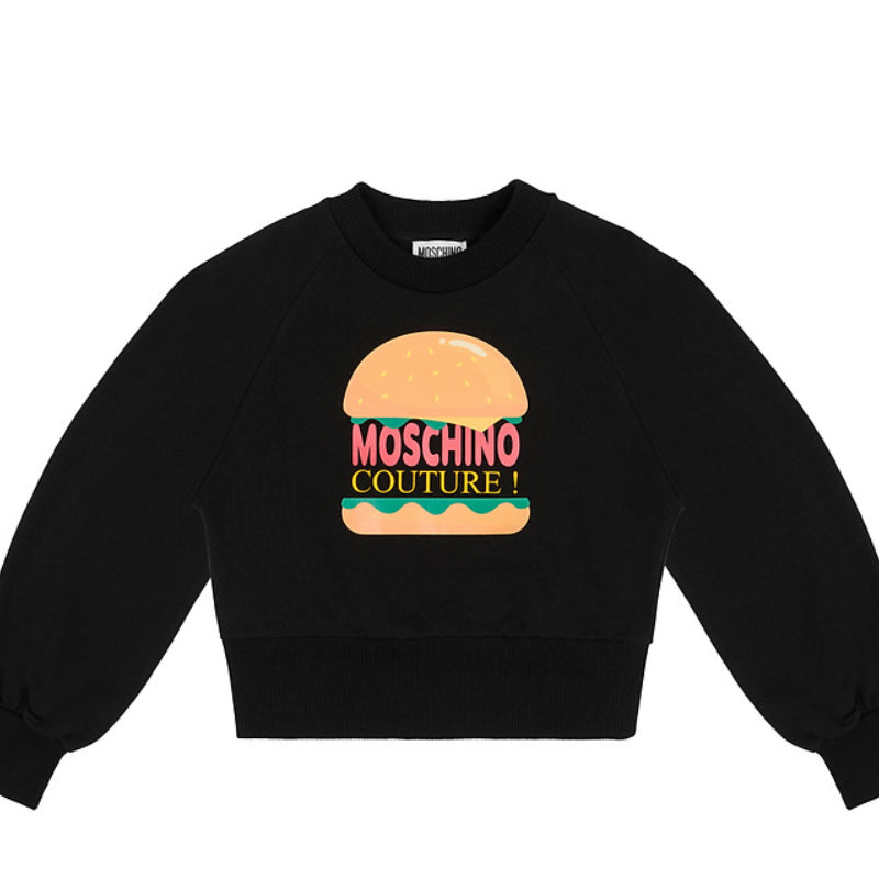 Moschino Hoodie Autumn And Winter Men'S And Women'S Printed Sweater