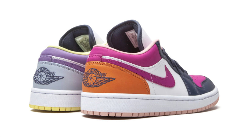 Air Jordan 1 Low SE WMNS 'Mismatched' – Purple & Magenta Asymmetric AJ1 Low Built to Break the Rules