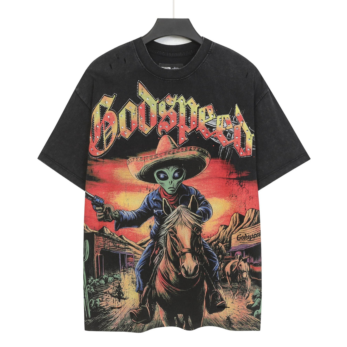 Godspeed Alien Cowboy Graphic T-Shirt