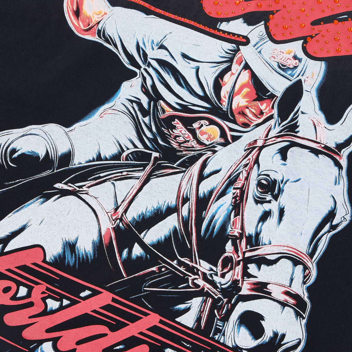 DUAA Horse Rider Graphic Washed T-Shirt