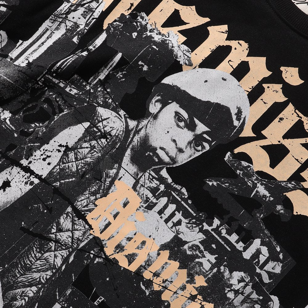 BKYS Revival Dismiss Photo-Collage Cropped T-Shirt