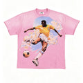 DUAA Soccer Player Graphic T-Shirt - Pink
