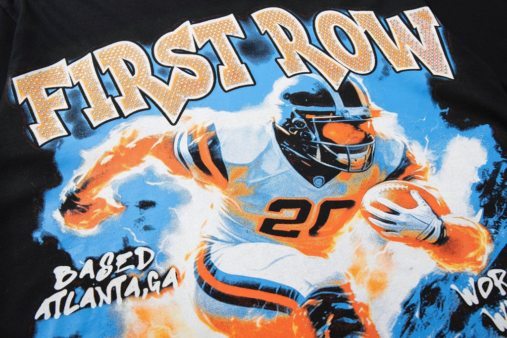MAJESTIK Football Graphic Short-Sleeve T-Shirt