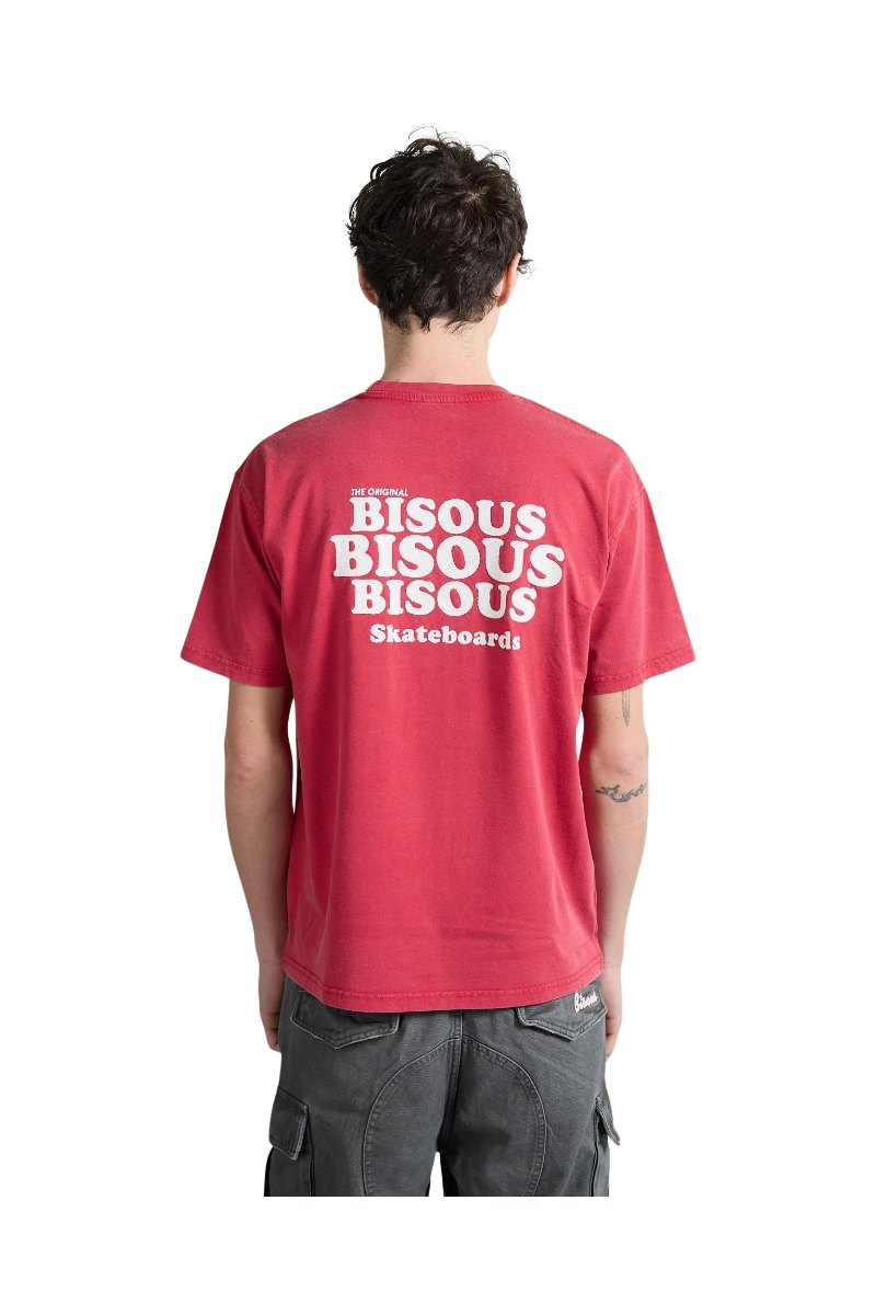 BISOUS SKATEBOARDS GREASE T-SHIRT Red