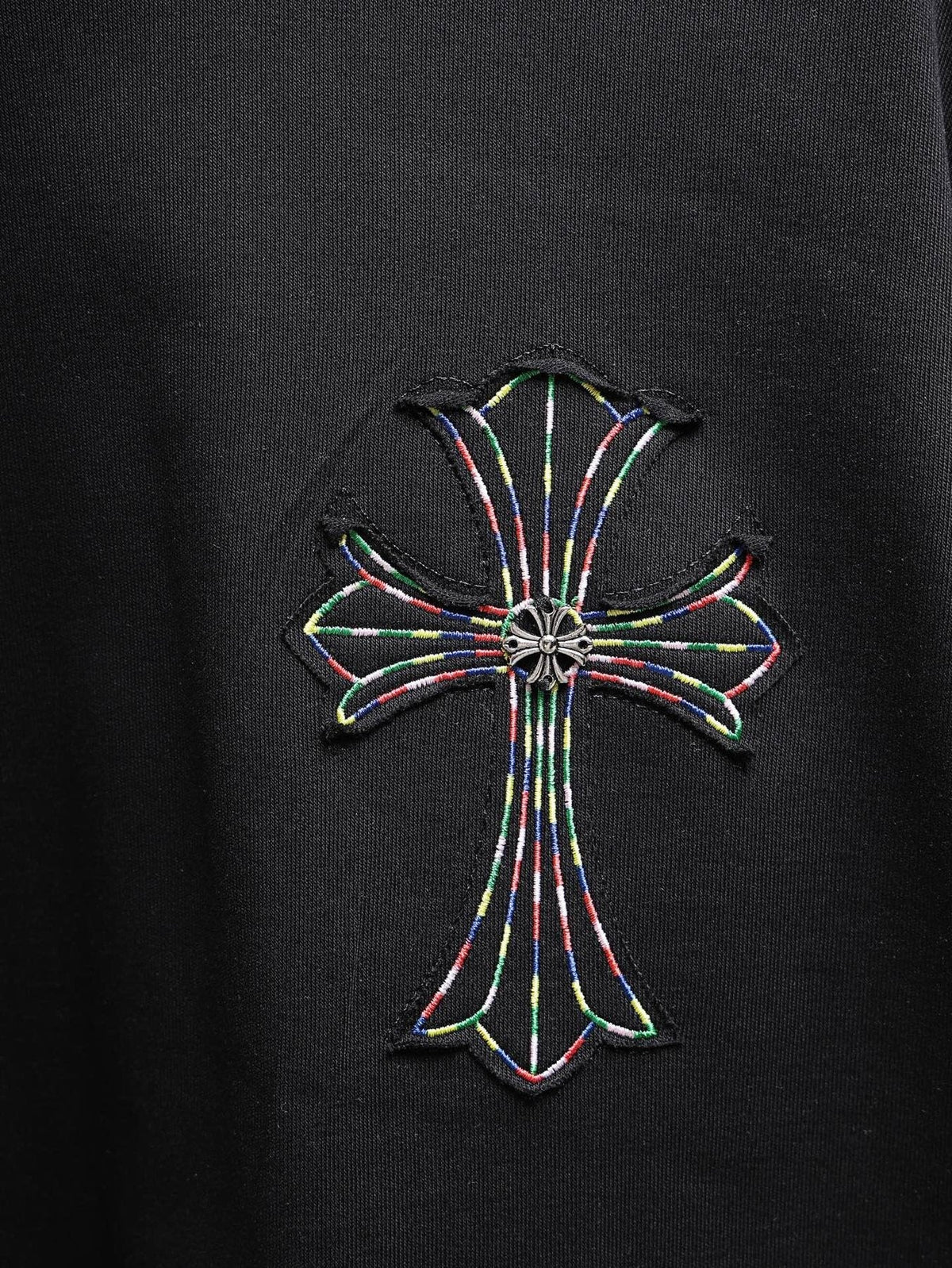 Chrome Hearts Ornate Cross Graphic T-Shirt