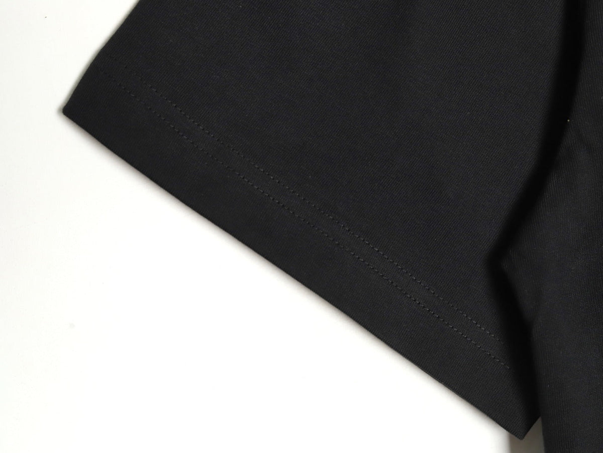 Louis Vuitton LV Chest-Lettering Short-Sleeve T-Shirt - Black